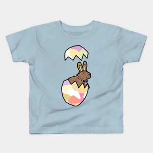 Capybara in Bunny Ears Funny Easter Egg Kids T-Shirt